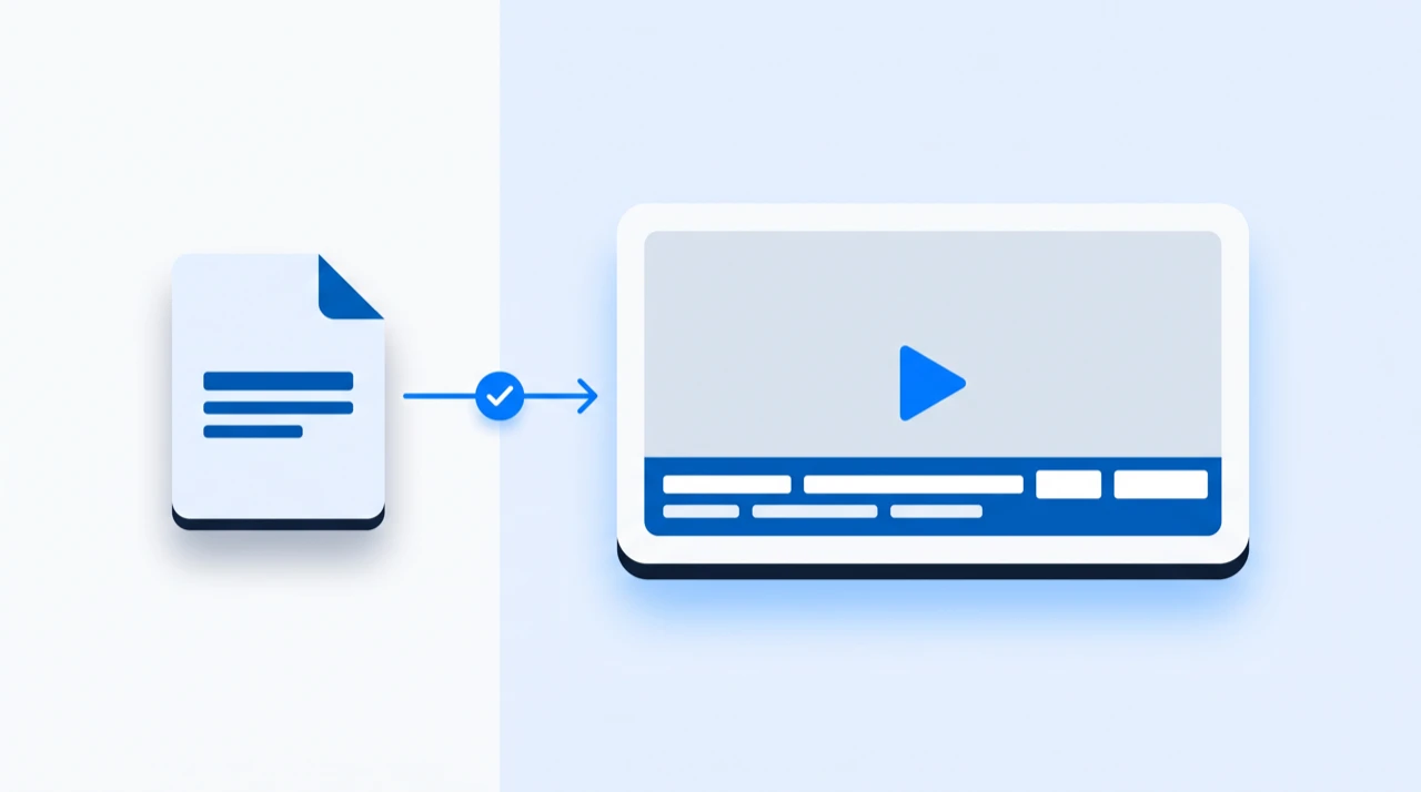 A subtitle file feeding straight into a video player with no conversion step between them