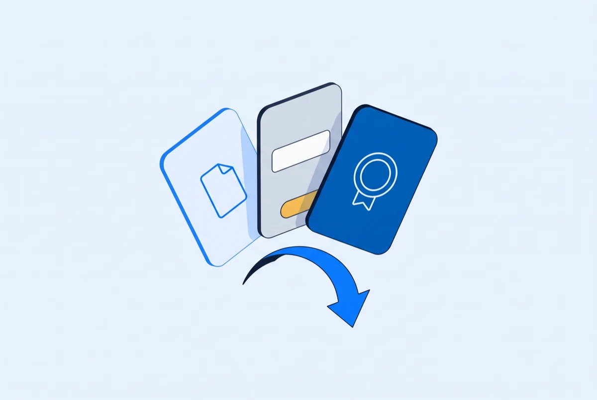 The finished transcript downloading as a text, subtitle and caption file